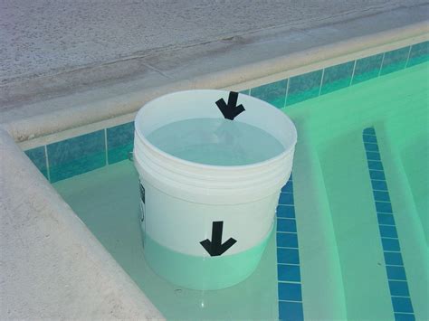 Pool Bucket Test Results