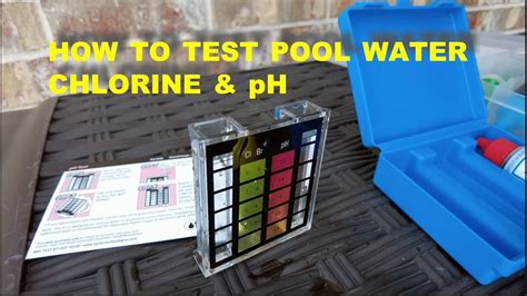 Pool Chlorine Levels Test