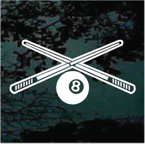 Pool Cue Decals