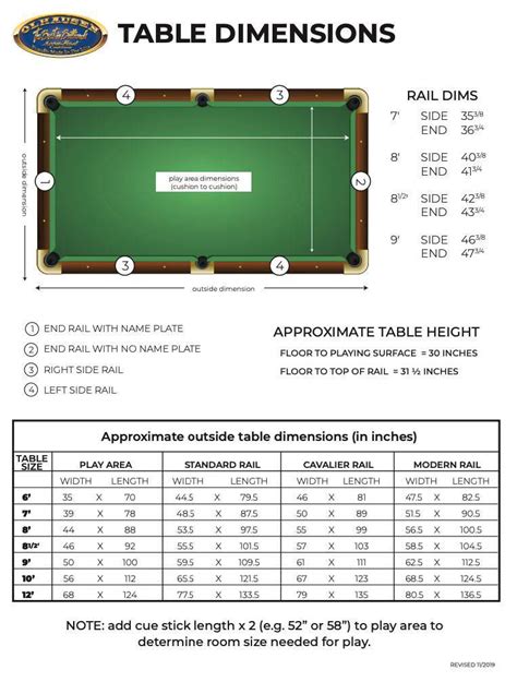 Pool Dining Table Room Size