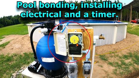 Pool Electrical Panel With Timer