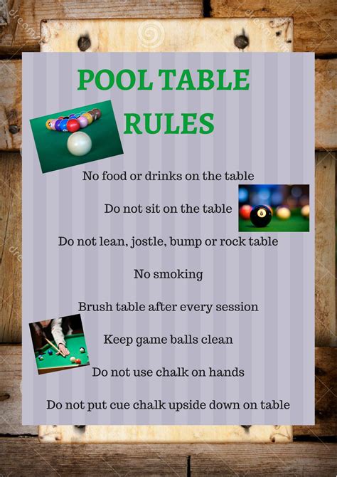 Pool Game New Rules