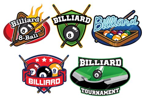 Pool Hall Logos
