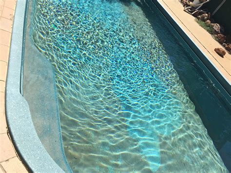Pool Liner Is Stained Brown