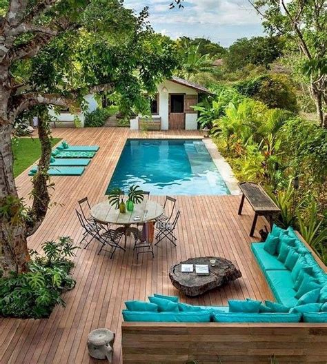 Find high quality image Backyard Oasis With Pool Ideas Backyard