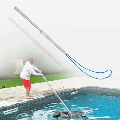 pool rescue hook and pole