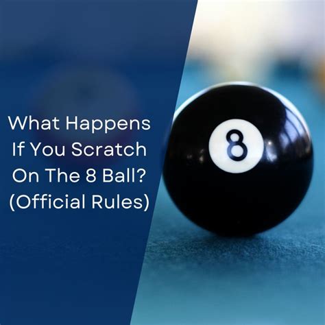 Pool Rules On 8 Ball Scratch