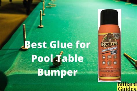 Pool Table Bumper Glue
