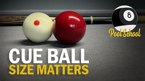 Pool Table Cue Ball Difference