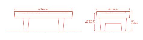 Pool Table Legs Height