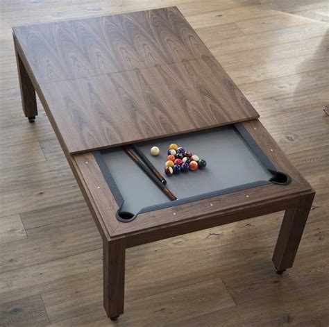 Sleek Convertible Pool Tables Dining Room Pool Tables by Generation Chic Pool