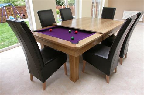 Dining and Pool Table Combination Fusion Tables