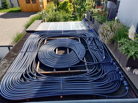 12m Ø 38mm schwarzer flexibler Solarschlauch Poolschlauch mit Muffe 2