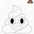 poop emoji coloring pages