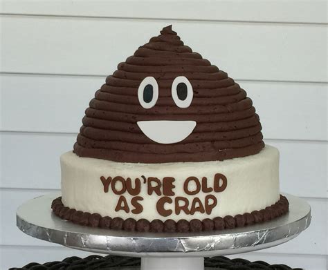 poop emoji cake