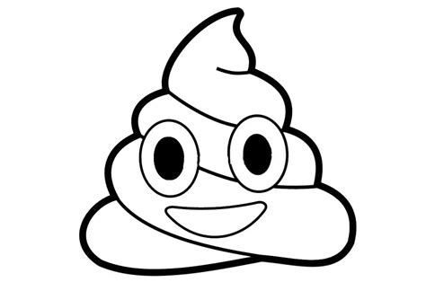 Poop Emoji Coloring Pages Printable: A Fun Activity For All Ages