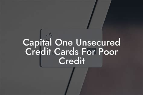 poor credit cards