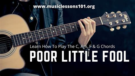 poor little fool guitar lesson