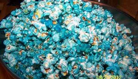 Blue Popcorn for Baby Shower Recipe Try Dell Cove Spices