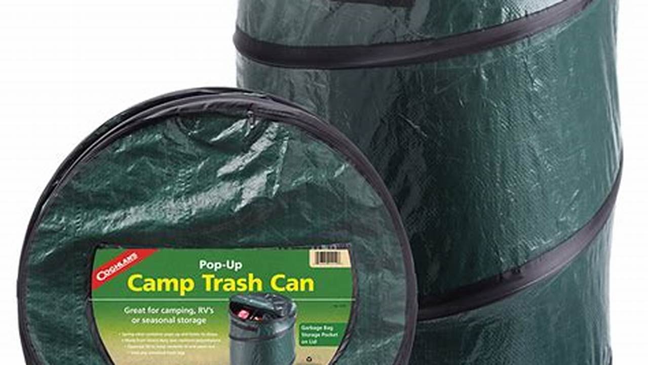Pop-Up Garbage Cans: A Convenient Solution for Camping