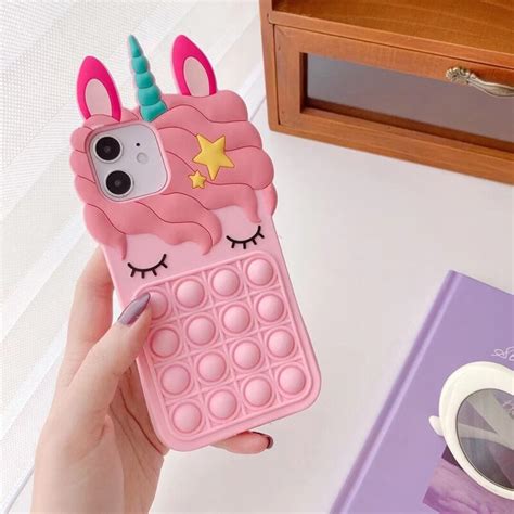 Pop It Phone Case With Strap