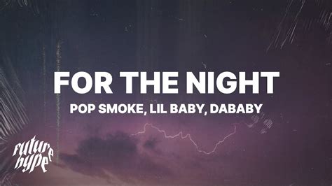 Pop Smoke For the Night (lyrics) YouTube