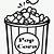 popcorn coloring page