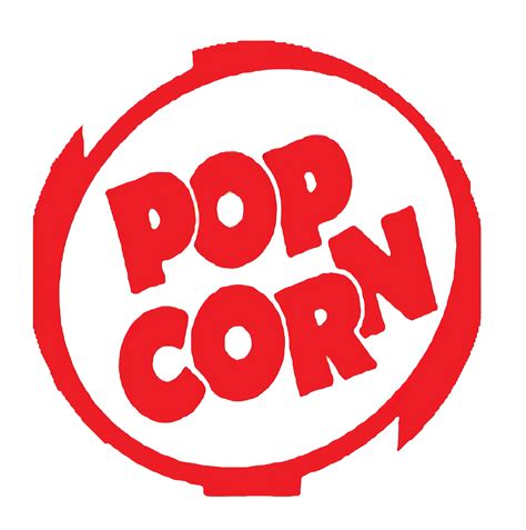 Popcorn Box Logo Printable