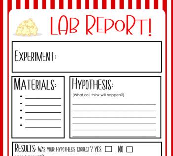 Popcorn Lab Report