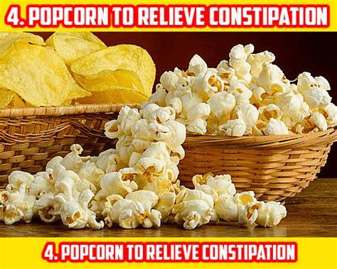 Popcorn Relieve Constipation