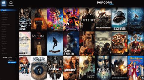 Popcorn Time site