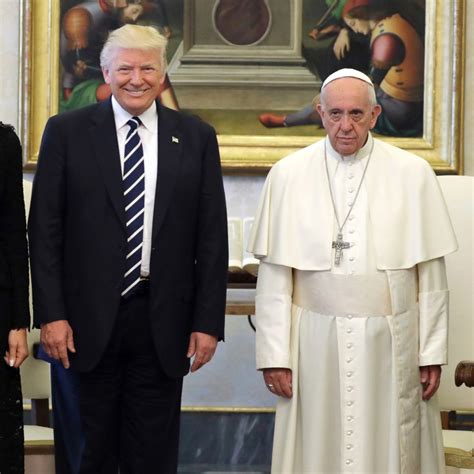 pope francis and donald trump