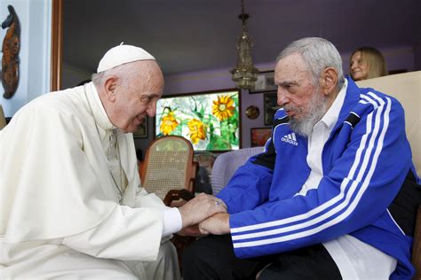 pope meets cuban prelates