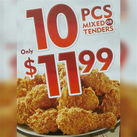 popeyes 11 pieces chicken only special