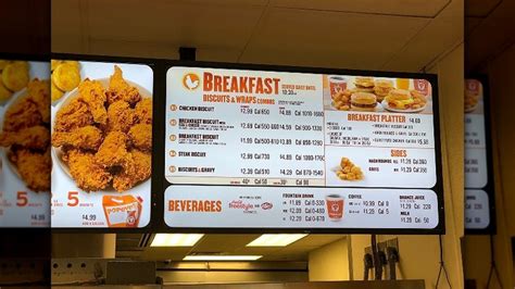 popeyes breakfast menu uk