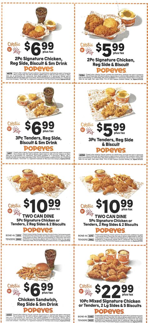popeyes chicken coupons 2020