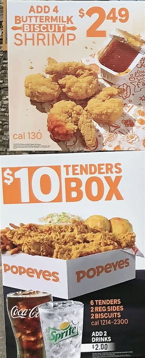 popeyes menu with prices 2018