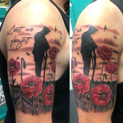 poppy lest we forget tattoo