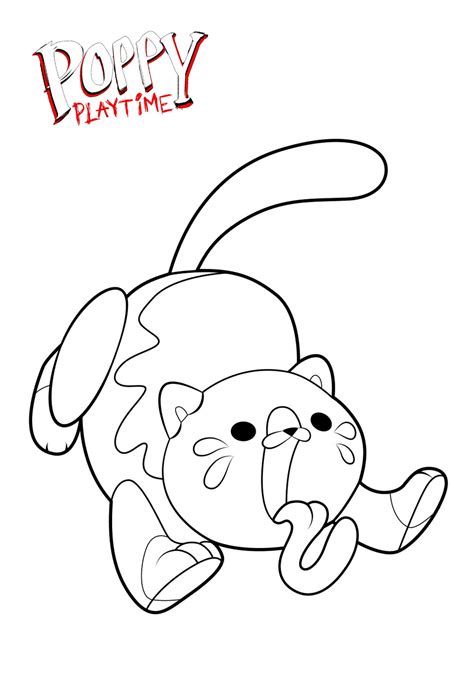 Poppy Playtime Characters Coloring Pages