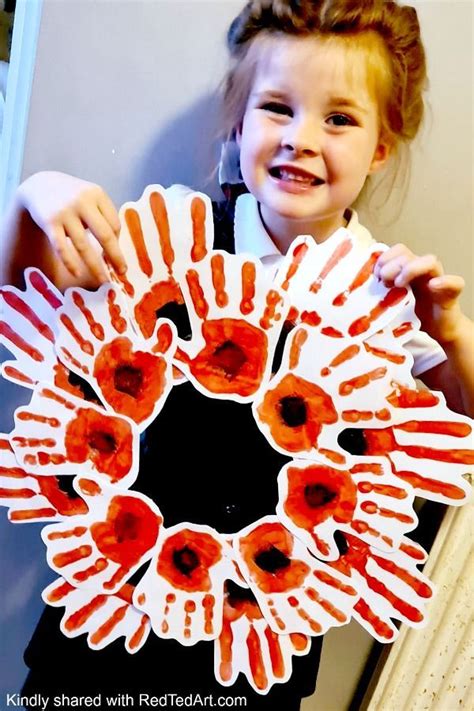 poppy wreath for kids