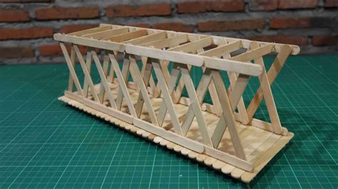 Popsicle Stick Bridge School Project