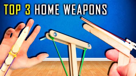 Popsicle Stick Crafts Weapons