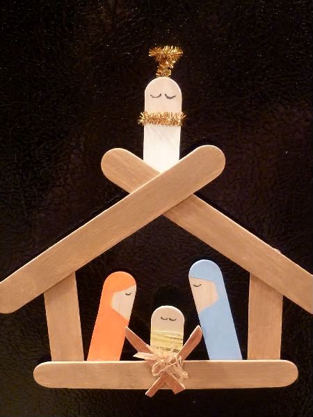 popsicle stick nativity crafts