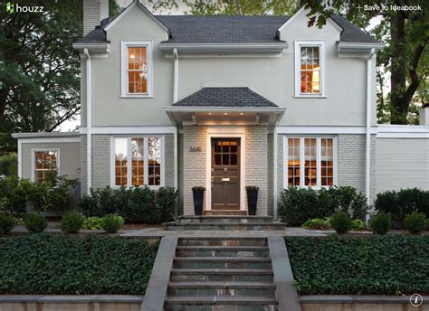 Gray exterior with light colored stone Exterior gray paint, Exterior