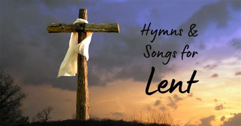 popular hymns for lent