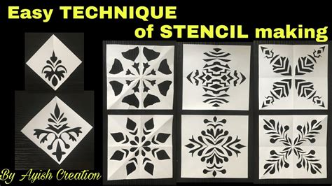 popular stencil design tutorials