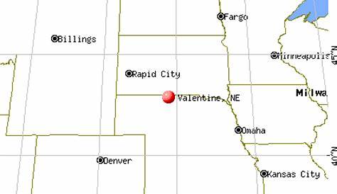 Valentine Nebraska Street Map 3149950