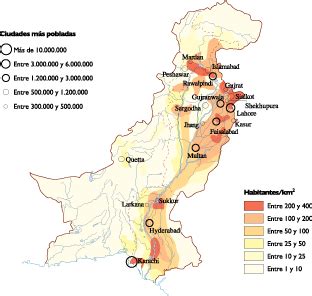 Population Distribution Map Of Pakistan