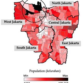 population distribution within jakarta