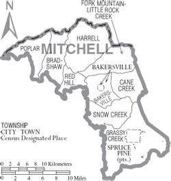 population of mitchell county nc
